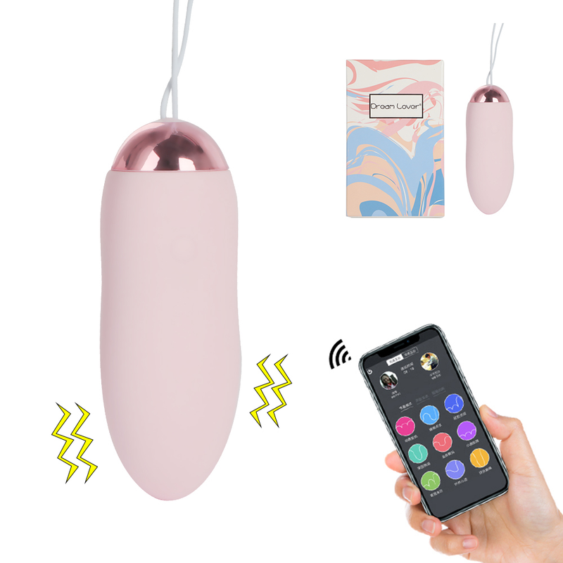 Vibratore per uova USB Bluetooth ricaricabile, telecomando wireless con app, vibratori per donne, Kegel vibranti, vagina_voghion.com