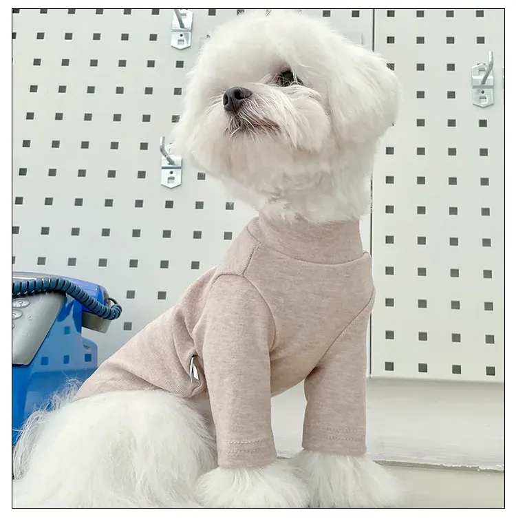 Baumwoll-Rollkragenpullover für Hunde von PawParty Store_voghion.com