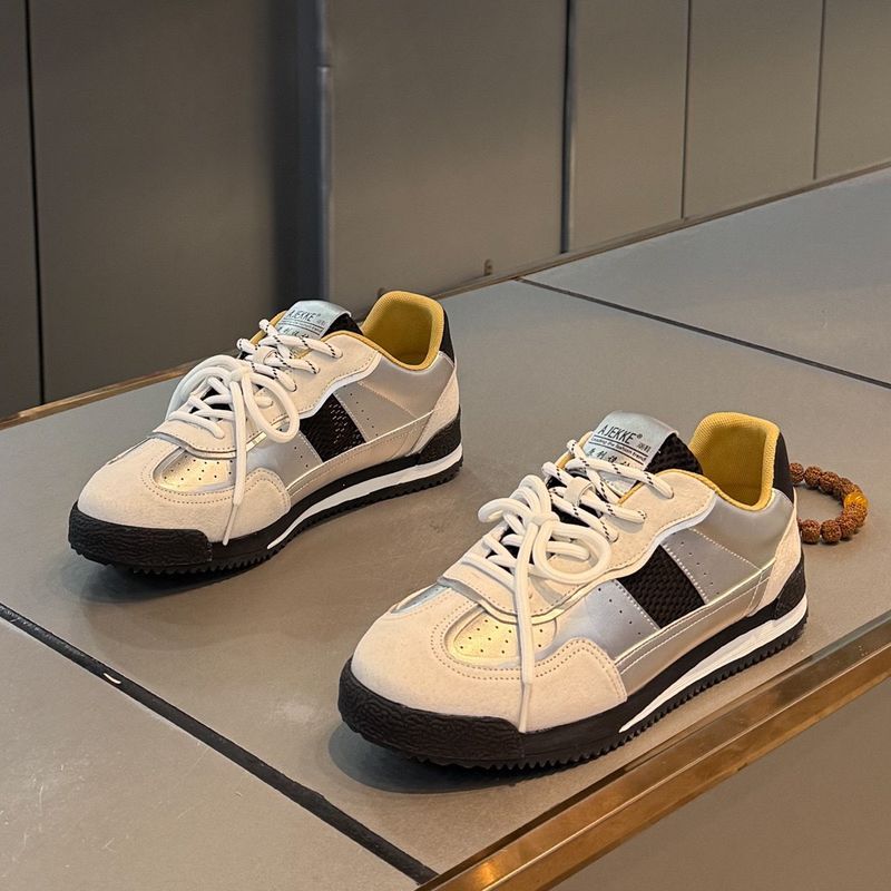 Leichte, atmungsaktive Mesh-Sneaker für Herren – Klassische Freizeitschuhe mit runder Spitze für den Alltag, Größen 39–44, Low-Top-Schuhe, vielseitige Freizeitschuhe_voghion.com