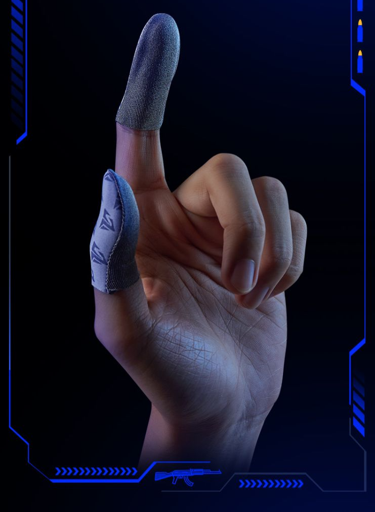 Luxury Z1 Gaming Sleeves PUBG, Sweat-Absorbent, Flexible, High-Sensitivity Finger Covers For Mobile Games_voghion.com