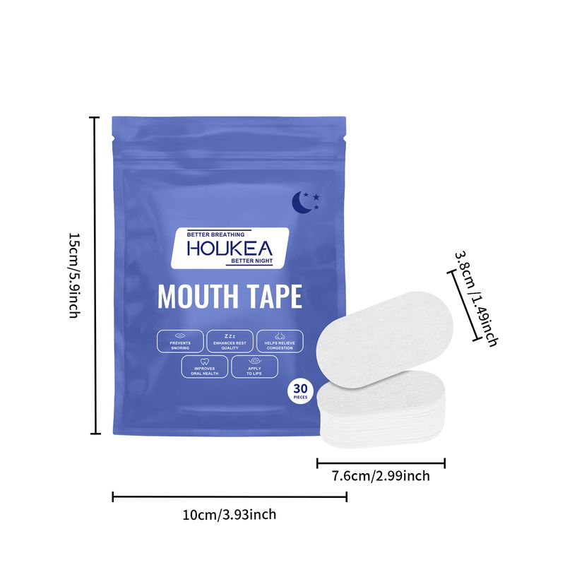 HOUKEA Nacht-Körperpflaster Reduziert die Mundöffnung Sanfte Pflege_voghion.com