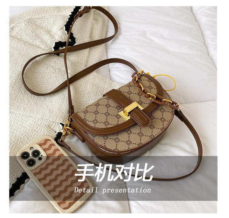 Bolso de mujer 2023 nuevo bolso de sillín bolso de hombro de marea bolso pequeño bolso cruzado de mujer_voghion.com