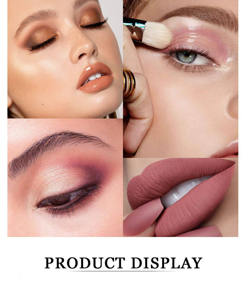 20 pieces makeup set complete combination beginner girl Student Party natural light makeup_voghion.com
