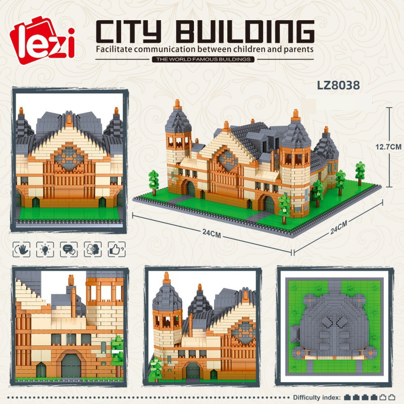 Ehitus- ja ehitusmänguasjad, mis ühilduvad Lego ehitusklotside, pisikeste osakeste, loominguliste harivate mänguasjade, tänavavaate ehitusseeriaga_voghion.com