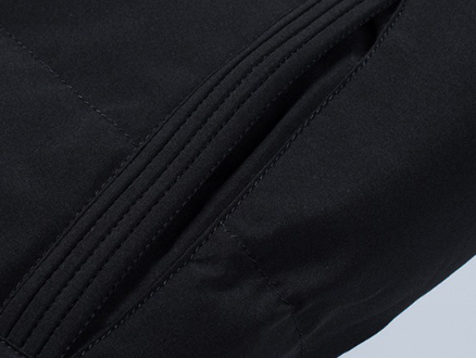 Chaqueta acolchada de invierno para hombre - Abrigo acolchado con cuello alto | Parka gruesa y cortavientos_voghion.com