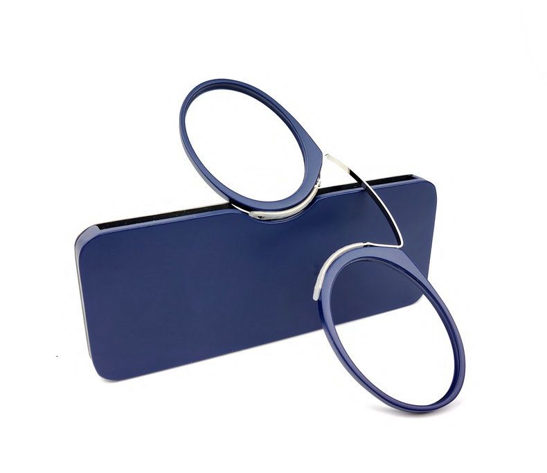 TR90 Clip-on Nose Reading Mini No Temple Glasses Compact Ultra-light Tortoiseshell Color_voghion.com