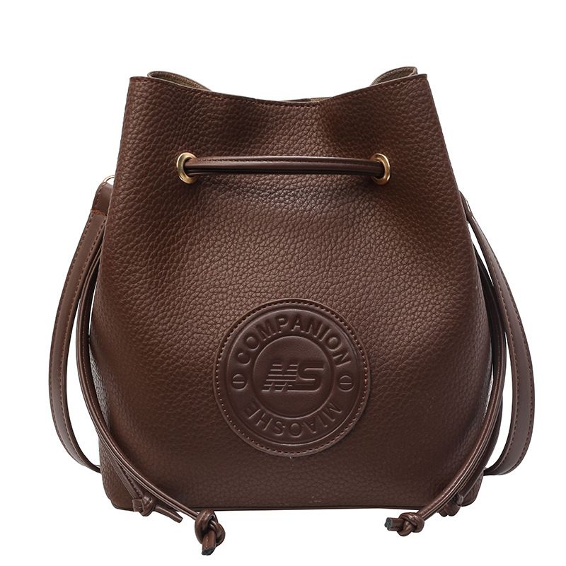 Beibei Shangpin 2023 New Women's Style Fashion Two piece Set Water Bucket Handheld One Shoulder Diagonal Straddle Bag_voghion.com