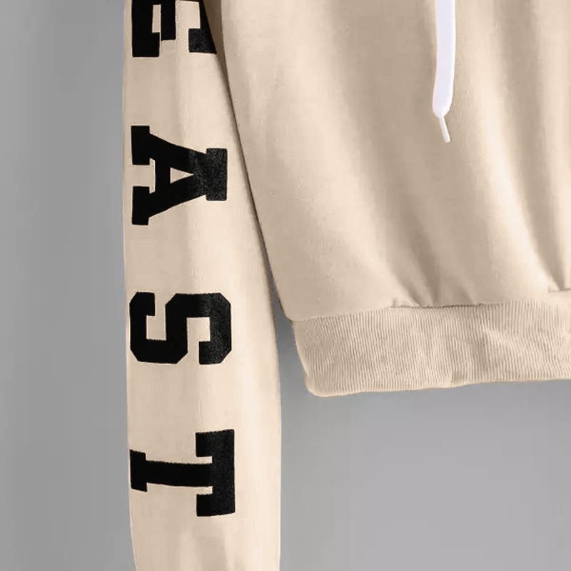 Womens Letts Crop Hoodie Sweatshirt Pullov Tops Teenag Girls Veet Long Sleeve Cropped Sweatshirts Sudadas De_voghion.com