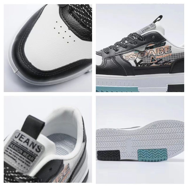 2023 Casual Sneakers til mænd Street Fashion Herre Skateboard Sko Udendørs Gåture Flade Sko Beskyttelse Snøre Skateboard Sko_voghion.com