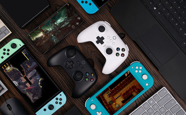 8BitDo Ultimate Controller Kabelgebundener USB-kompatibel für Windows 10, 11, Steam Deck_voghion.com