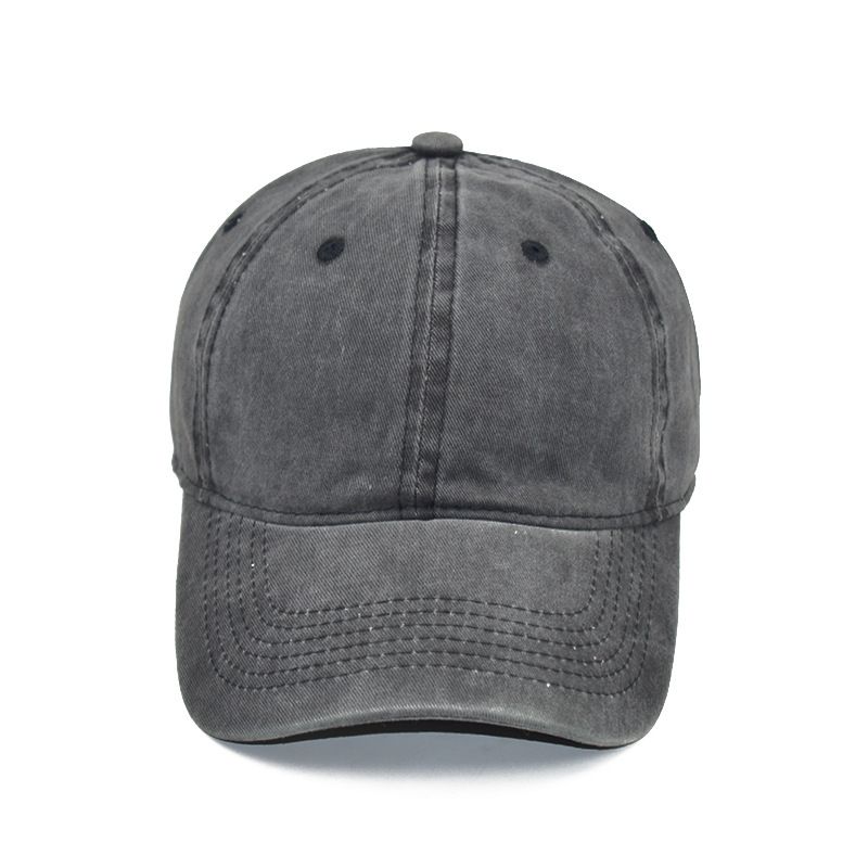 Nye ankomster Sød baby dreng ny ensfarvet bomuld baseballkasket forår sommer børn denim solhat til småbørn piger udendørs visir_voghion.com