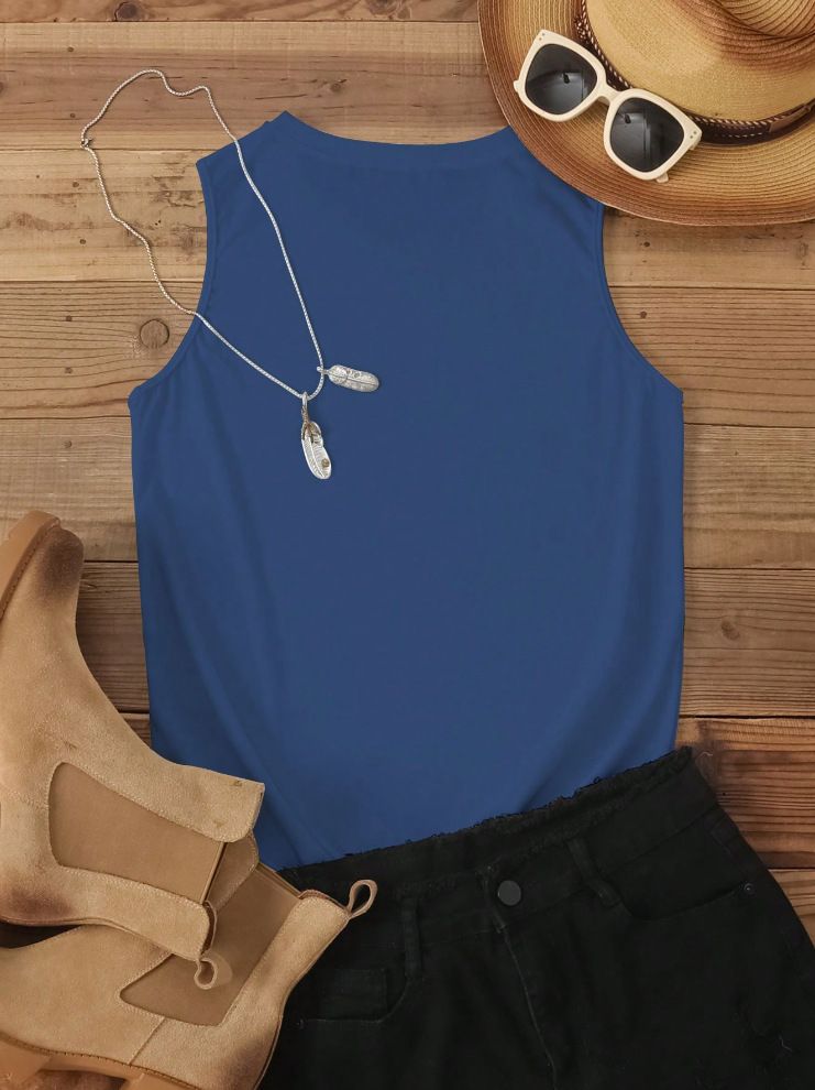 Fashionable and versatile turtle pattern women's vest loose and simple_voghion.com