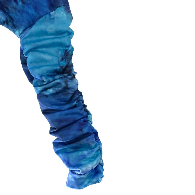 Costume deux pièces décontracté pour femmes, imprimé tie-dye, mode, grande taille, grande taille_voghion.com