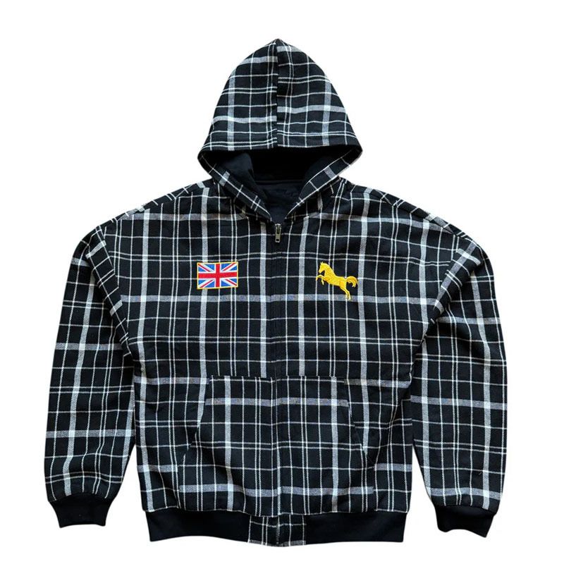 Y2K Streetwear Hoodie – Oversized Embroidered Flag Sweatshirt | Winter & Fall Unisex Pullover With Striped Detail (S-XL) – Trendy Instagram Aesthetic_voghion.com