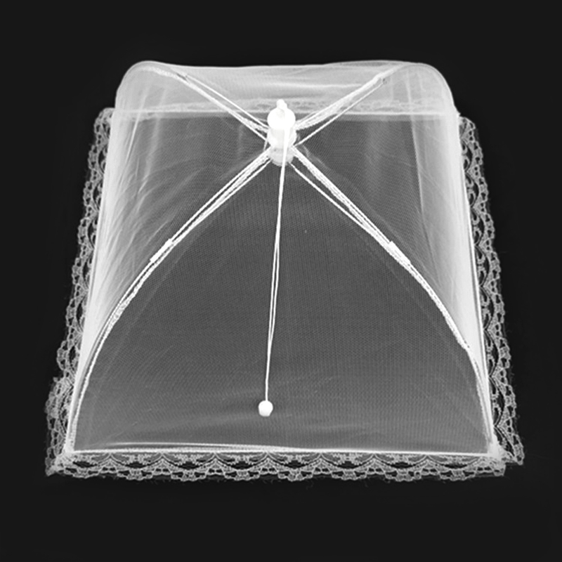 1Pc Convenient And Useful Food Covers Umbrella Style Anti Fly Mosquito Meal Cover Table Mesh Food Cover Kitchen Cooking Tools_voghion.com