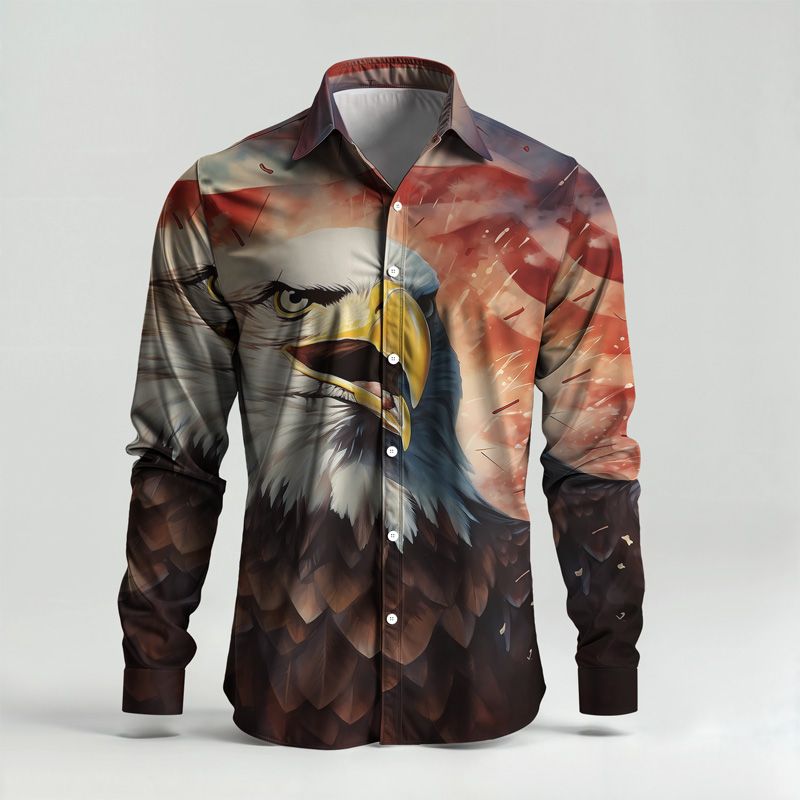 2025 Spring/Summer Printed Simple Two Piece Set For Men, Lightweight Party, Long Sleeve Suit, Fashionable Design, Breathable Fab_voghion.com