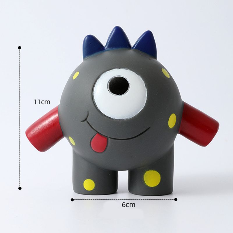 Guangying Pet Chew Toy Built-in Sounder Cartoon Style Bite Resistant Harmless Teeth Cleaning Scentless Squeaky Cartoon Animal Sound Doll For Home Use_voghion.com