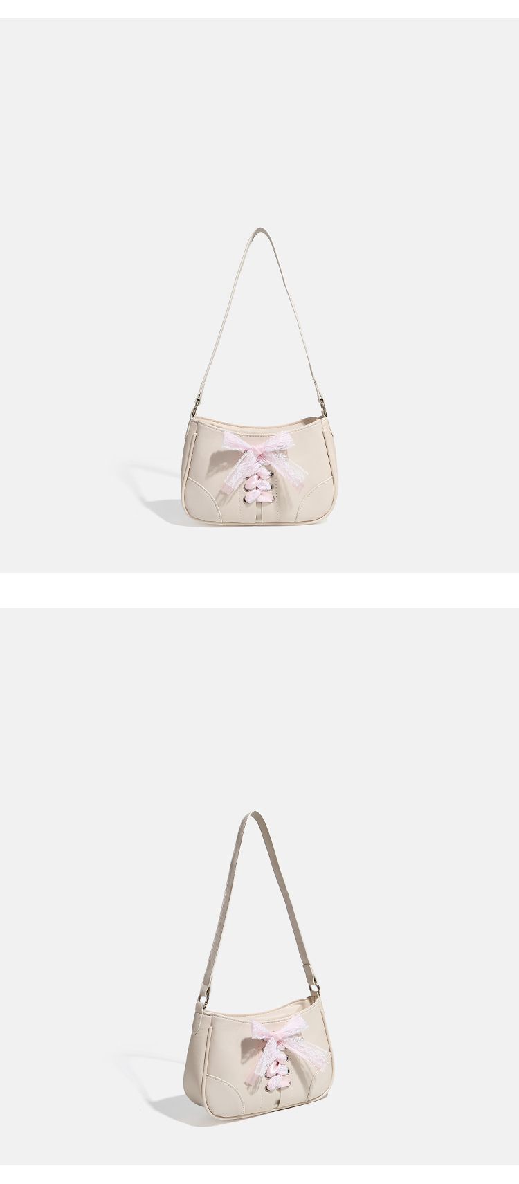 Nischen-High-End-Süße Damen-Unterarmtasche 2025 Neue Sommer-Ballettschleife Crossbody Exquisite Hundert-Umhängetasche_voghion.com