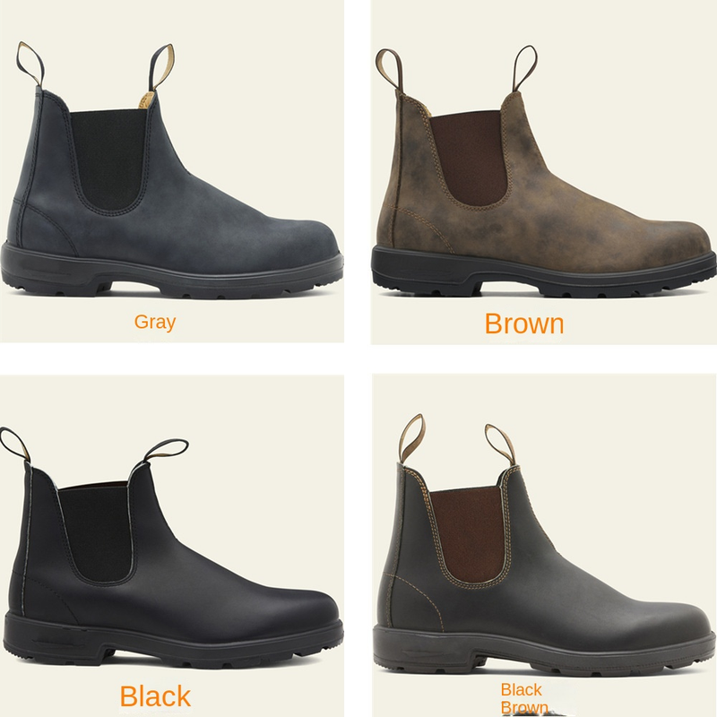 49 übergroße, hohe britische Retro-Stiefel aus Europa für Männer und Frauen, Liebhaber von Lederstiefeln, Lazy-Man-Set, Martin-Stiefel, klassische Stiefel_voghion.com