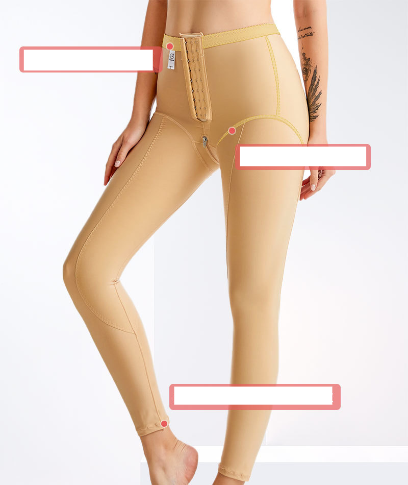 Abbigliamento donna pantaloni modellanti per il corpo dopo liposuzione, cosce dimagranti, modellamento del corpo, sollevamento dell'anca e pantaloni modellanti dell'anca_voghion.com