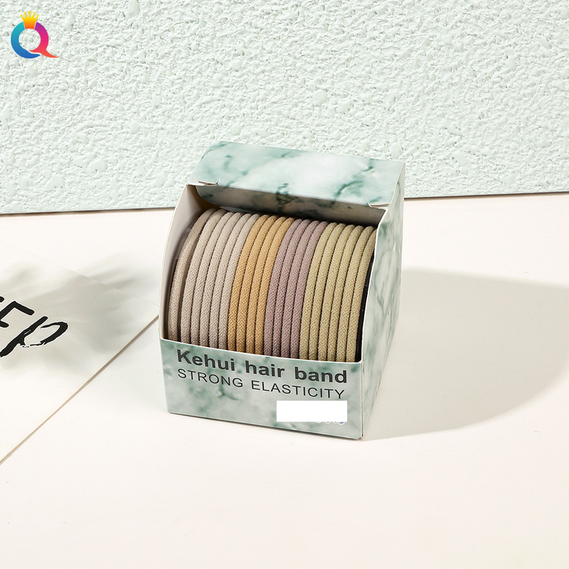 Passante per asciugamano unisex ad alta elasticità. L'elastico per coda di cavallo per capelli non danneggia gli accessori per fascia per capelli da donna senza cuciture_voghion.com