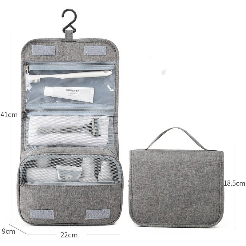 Waterproof Travel Hook Toiletry Bag Foldable Portable Multifunctional Cosmetics Storage Bag_voghion.com