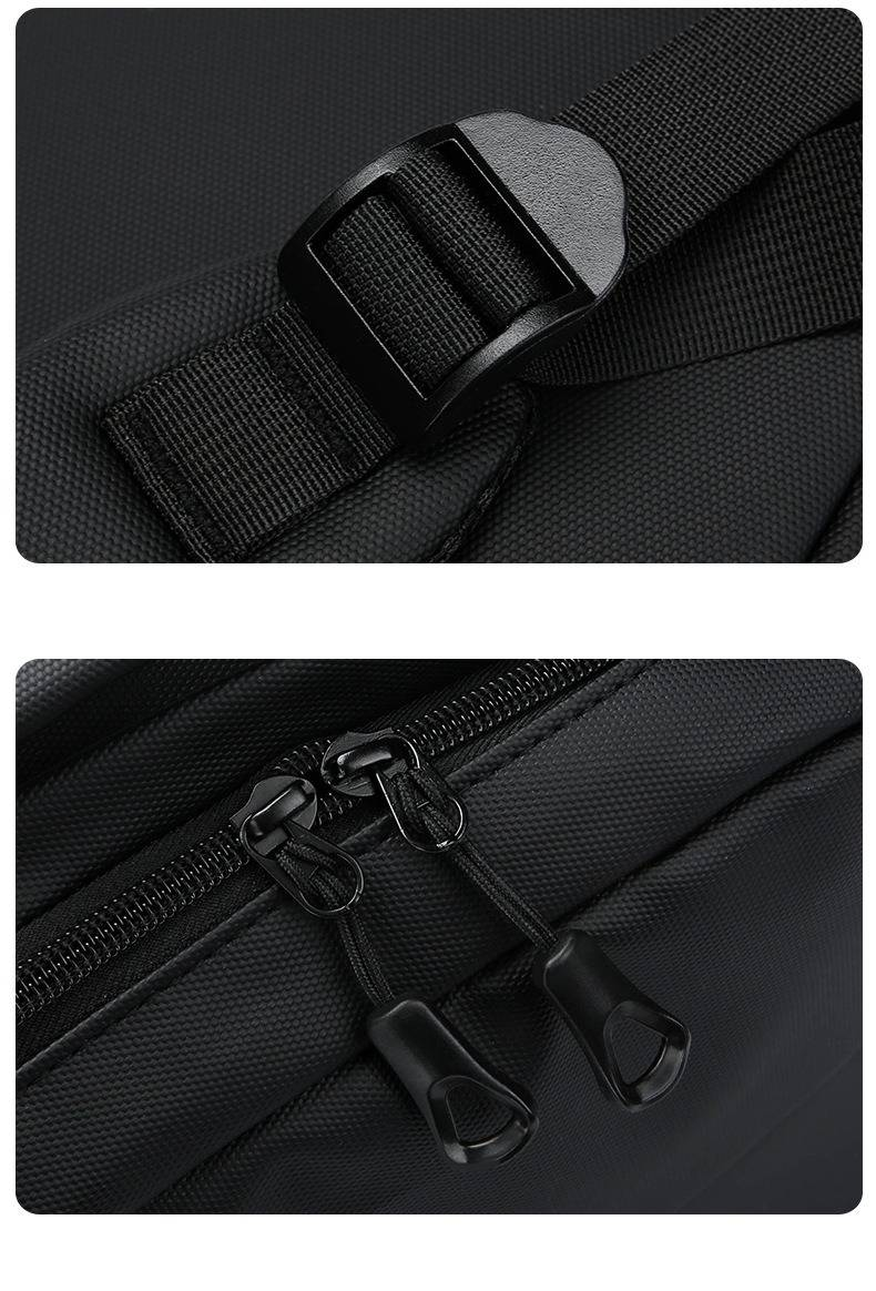 Men's Waterproof Travel Backpack - Lightweight Nylon Laptop Backpack With Breathable Shoulder Straps For Outdoor, Commuting & College_voghion.com