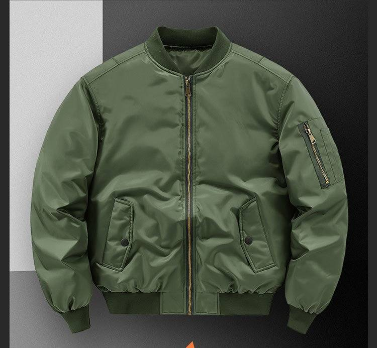 Chaqueta bomber de invierno para hombre, cortavientos, con cuello alto, relleno de plumón de pato Power de 900 pulgadas cúbicas, estilo cortavientos, corte ajustado, varios colores._voghion.com