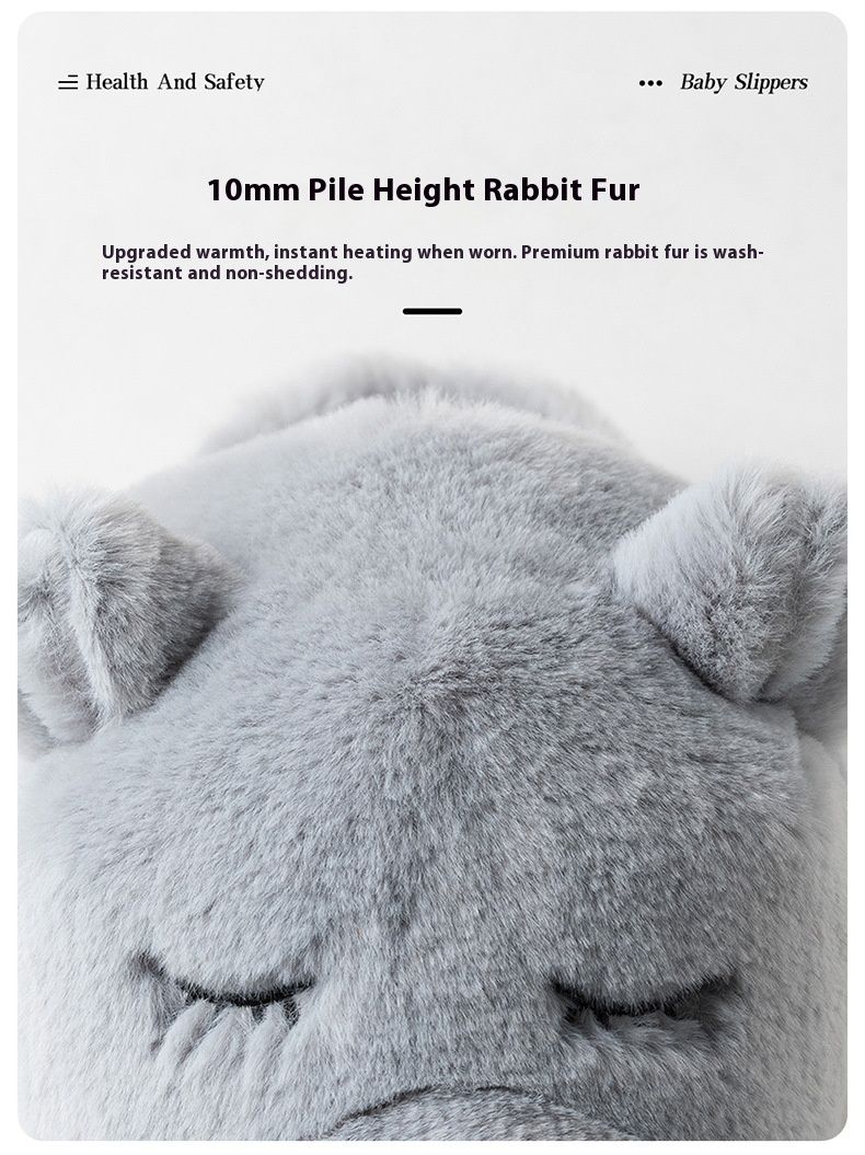 Ciabatte da coppia con cartoni animati - Pantofole invernali antiscivolo in peluche con simpatici disegni per donne e uomini_voghion.com
