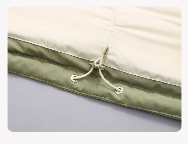 Set di piumini invernali premium per bambini - Tuta da neve calda in 2 pezzi per ragazzi e ragazze, morbido cappotto con cappuccio e bavaglino staccabile, imbottitura in piumino d'anatra bianca al 50%_voghion.com