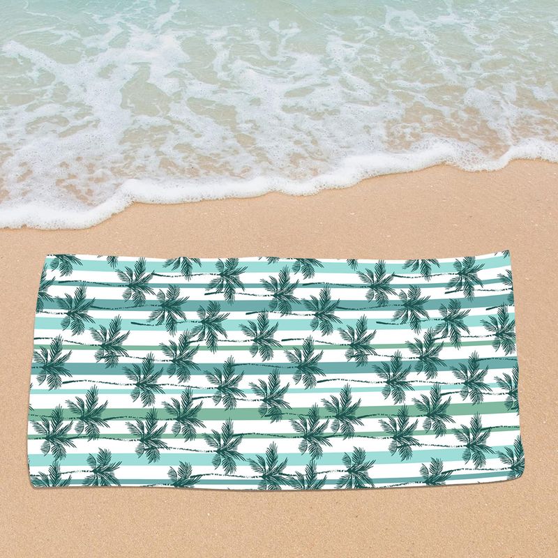 Asciugamano da spiaggia in microfibra con protezione solare UPF50+, asciugatura rapida, sportivo_voghion.com