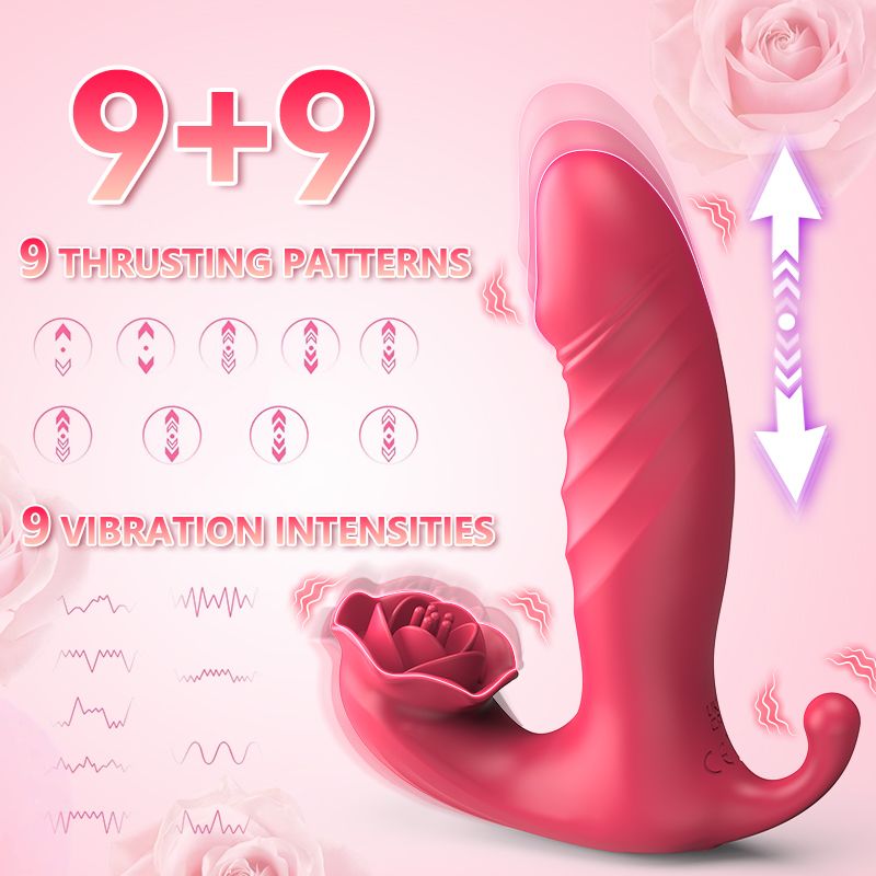 APP Controlled Wearable Dildo Vibrator G Spot & Clitoris Stimulator Sex Toys For Women & Couples Thrusting Vibrating Pleasure_voghion.com