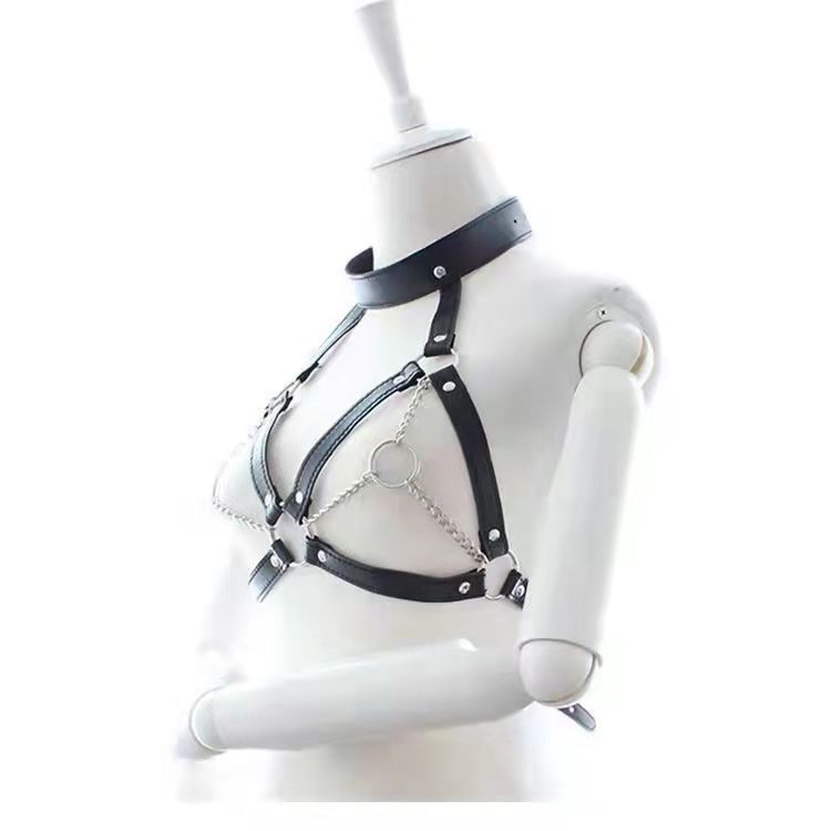 Reggiseno contenitivo SM, con clip per bavaglio, set sexy stretto per uscite, giocattoli sessuali_voghion.com