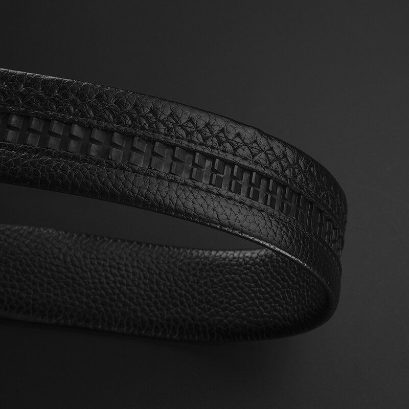 HOT Men Automatic Buckle Alloy Letter Cowhide Versatile Minimalist Western Pants Jeans Business Casual Men's Belt_voghion.com