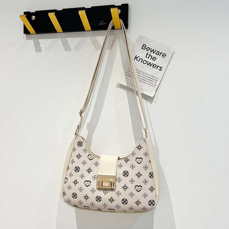New Printed 2023 Women's Ladies Shoulder HOBO Underarm Bag_voghion.com