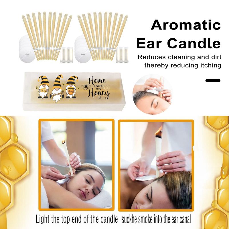 Instrument de îndepărtare a cerii din urechi, natural, sigur, eficient, cu tampon de bumbac, instrument versatil de curățare a urechii pentru un parfum relaxant_voghion.com