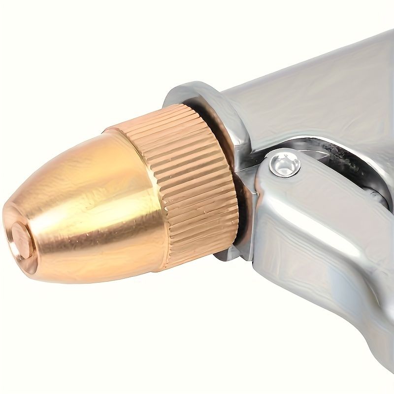 1 Stainless Steel High-Pressure Water Gun For Car Washing And Garden Watering - Frosted Electroplated Finish, Durable And Lightweight Design,_voghion.com