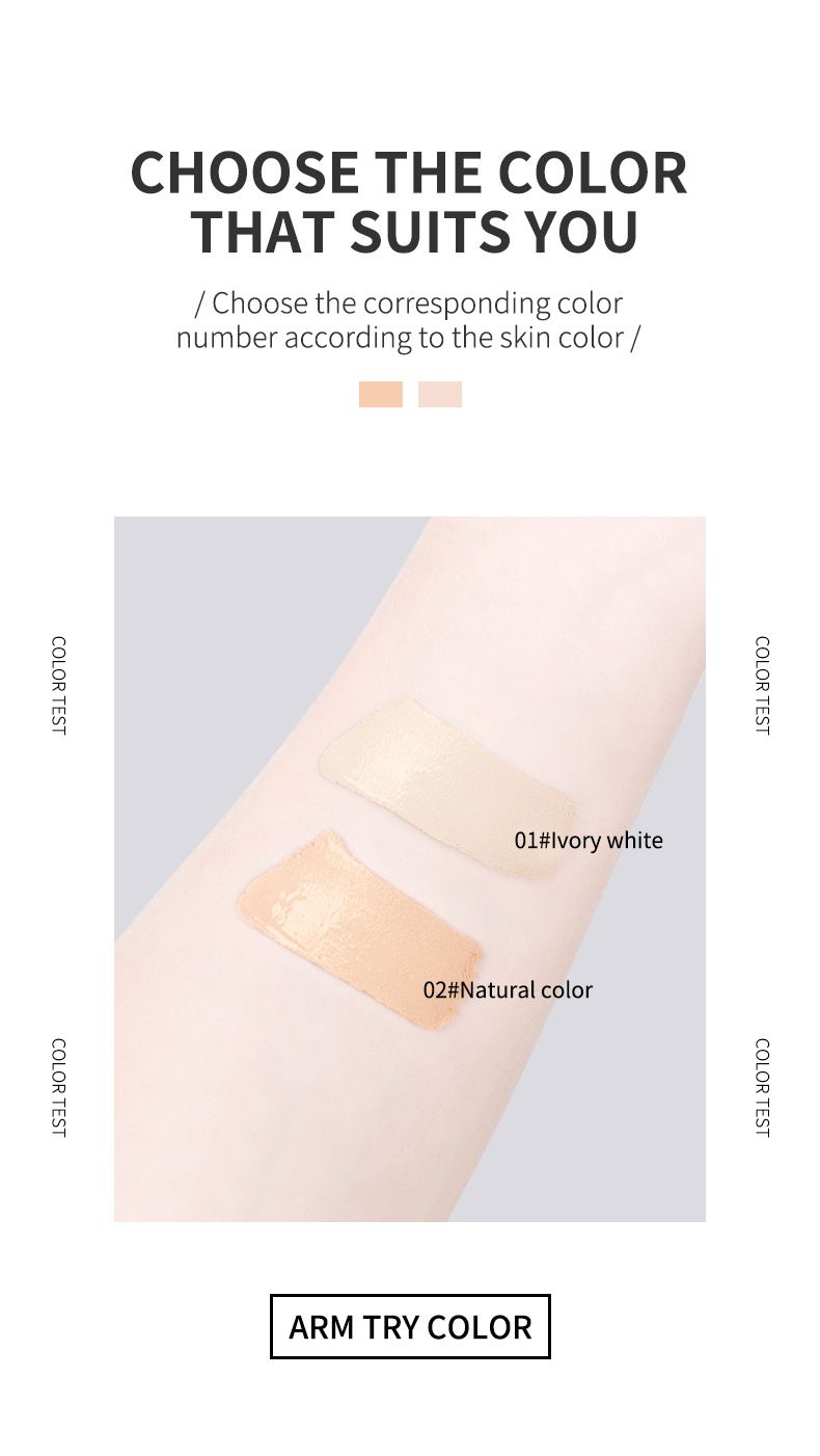 Gesichtsgrundierung Exklusive O'CHEAL Bird's Nest Peptide Flüssiggrundierung Wasserfester Oil Control Concealer Aufhellende Grundierung_voghion.com