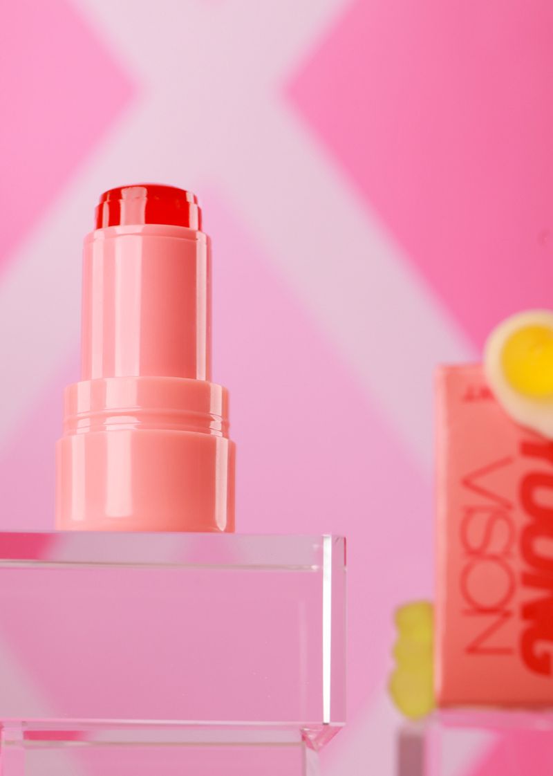 Blush YOUNG VISION 4 Color Jelly Blush Lazy Contour Color Shimmer Blush Stick_voghion.com