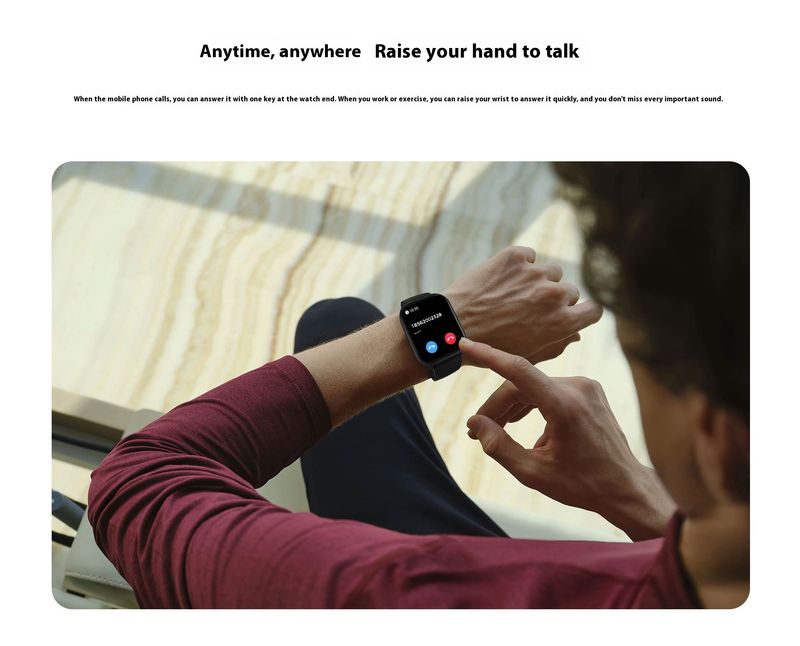 Neue ZL99J Bluetooth-Anruf-Smartwatch mit Musik, Herzfrequenz, Blutdruck, Blutsauerstoff und Sport-Smartwatch_voghion.com