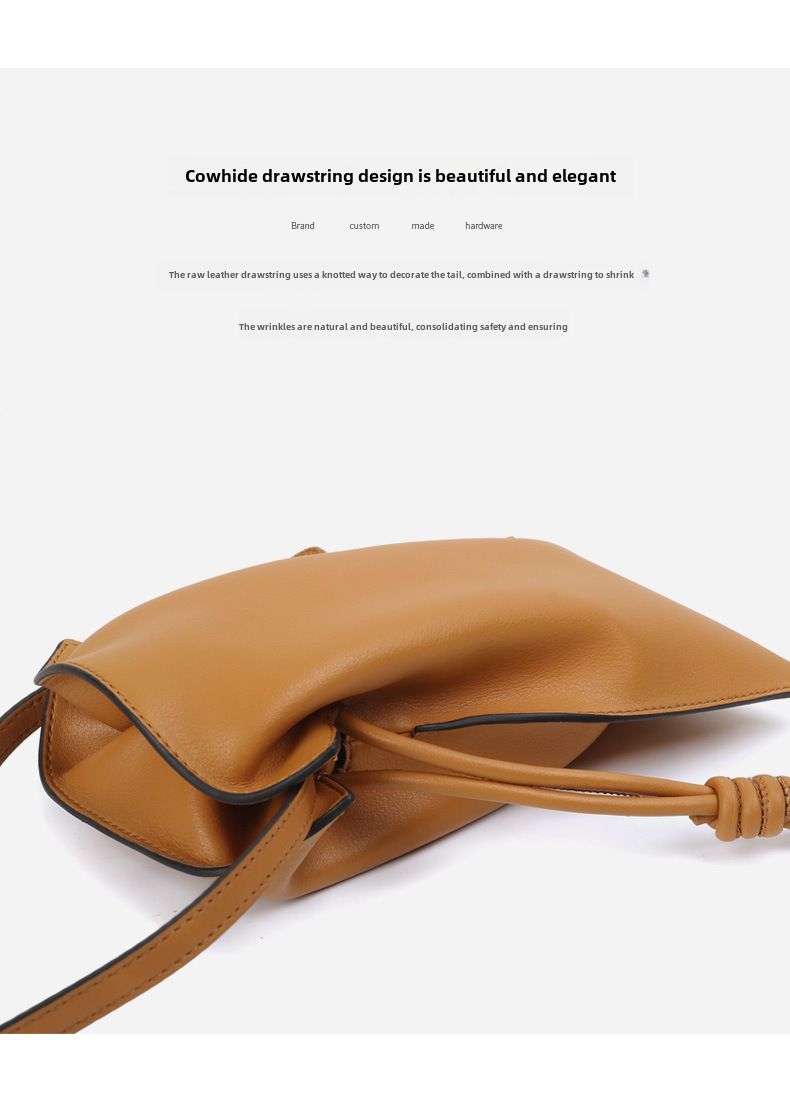 Borsa a secchiello con coulisse alla moda per le donne_voghion.com