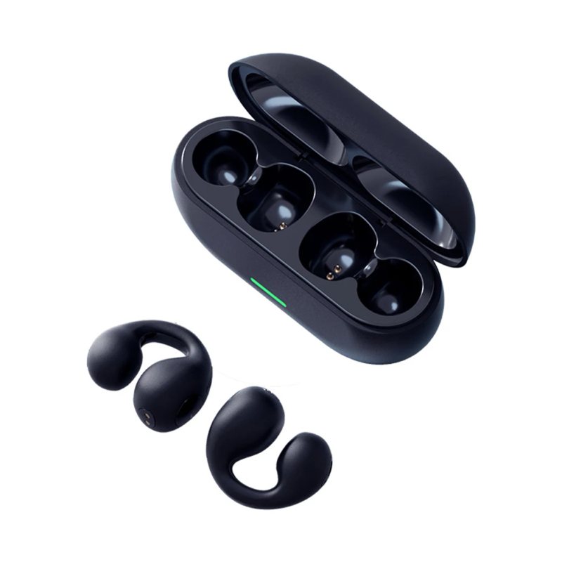 T75 Ear-Clip Bluetooth Headphones Bone Conduction Earphones Wireless Earbuds 3D Surround Stereo Bass Sports Headset with Mic_voghion.com