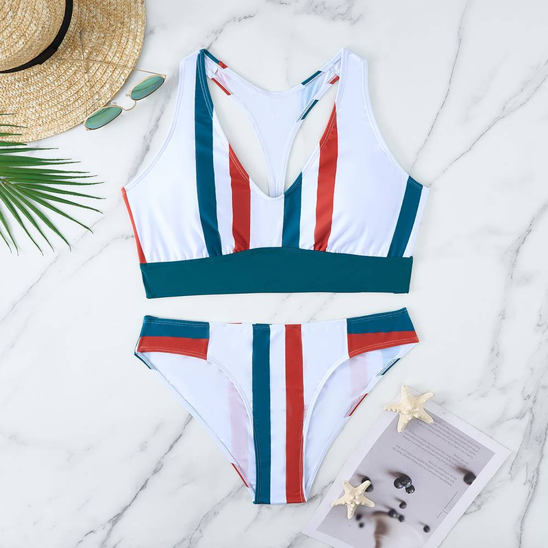 Maillots de bain sexy européens et américains pour femmes, vêtements de plage serrés et décontractés_voghion.com