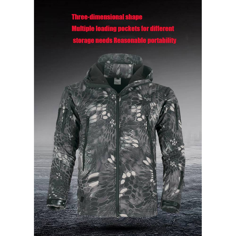 Factory Stock Outdoor Punching Suit Suit Men Winter Warm Padded Soft Shell Clothing Pants Windproof Ski Mountaineering Clothing_voghion.com