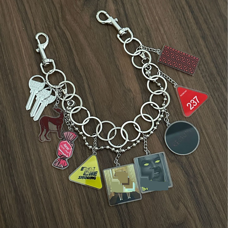 Chain Necklace Dual Use - Handmade Triangle & Square Hip Hop Accessories For Rave Festival, Nightclub (Shining Reflective Design)_voghion.com