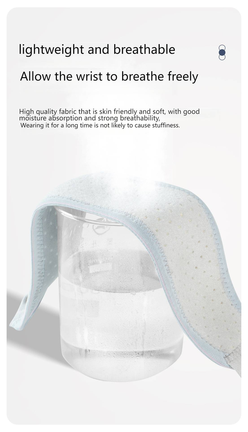 Adjustable Compression Wrist Wrap For Gym, Sports & Injury Support - Breathable & Sweat-Wicking For Men & Women_voghion.com