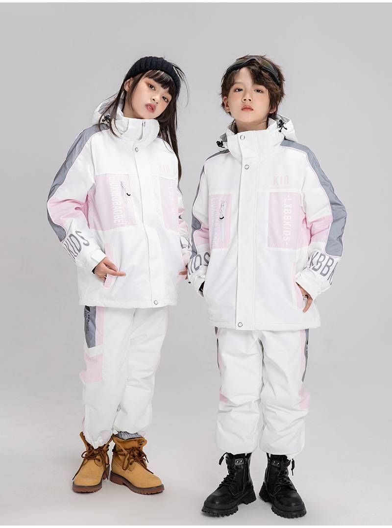 NOKO - Nuevos trajes de esquí para niños y niñas, chaquetas de esquí de invierno para exteriores, resistentes al viento, repelentes al agua, cálidas y gruesas._voghion.com