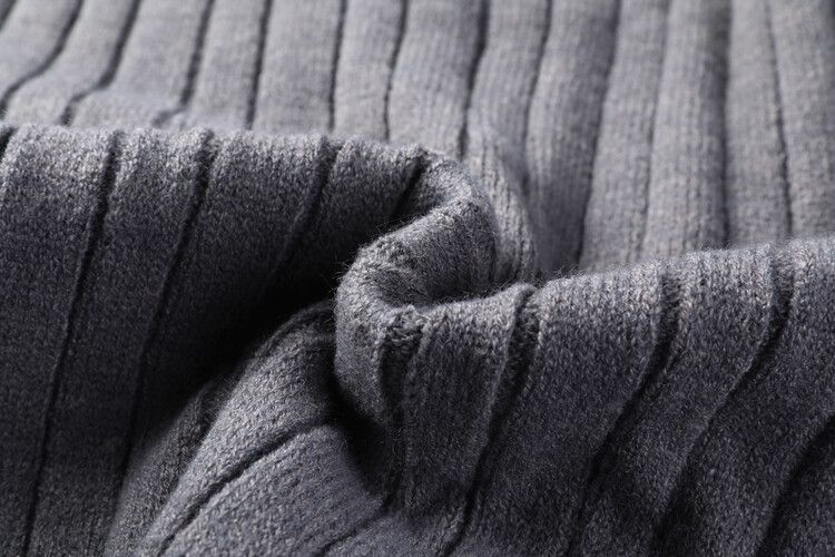 Herrenbekleidung Winter Verdickter Strickpullover Halbhoher Reißverschlusskragen Pullover Herbst und Winter Warmes Wollhemd Lockerer Pullover Twist_voghion.com