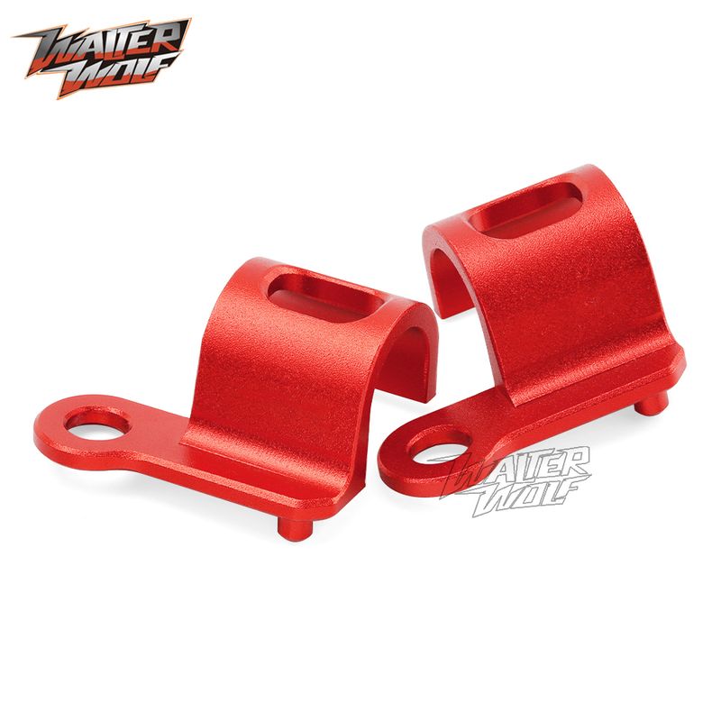 Morsetto tubo freno posteriore per SUZUKI DR-Z250 DRZ400 DR650 RM125 RM250 RM-Z250 RMZ450 es Fi Guida Clip DRZ DR RM RMZ 125 250_voghion.com
