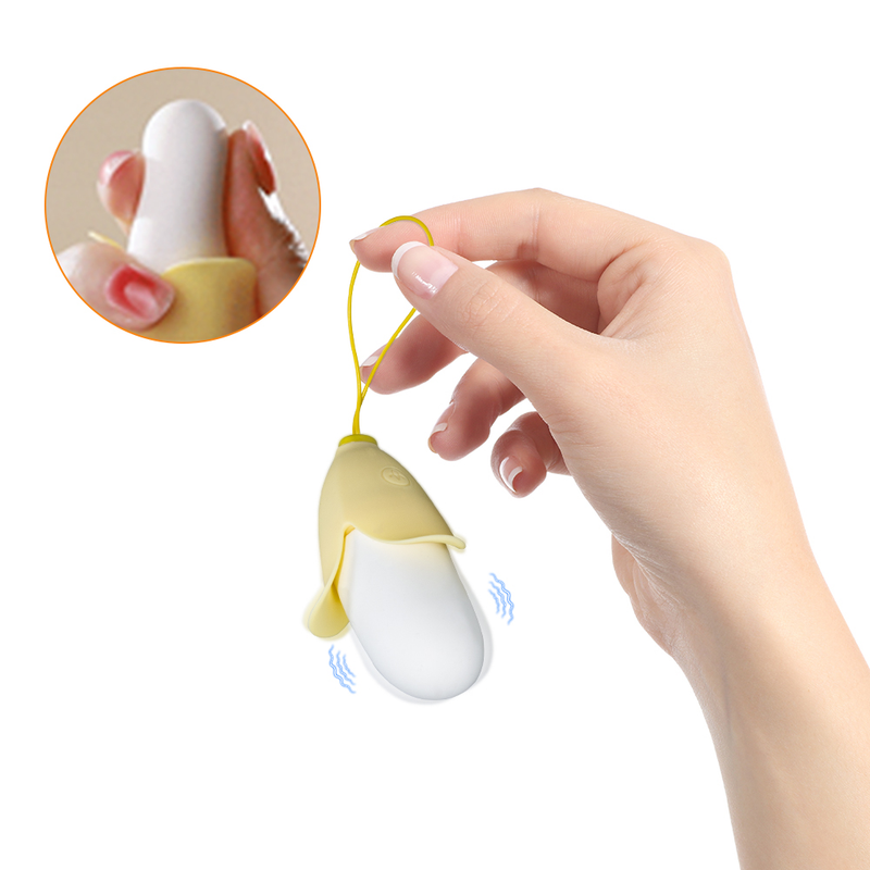 Jump Egg Vibrator for Women l Stimulator Banana-shaped Dildo G-spot Clitoral Vibrator Female Masturbator_voghion.com